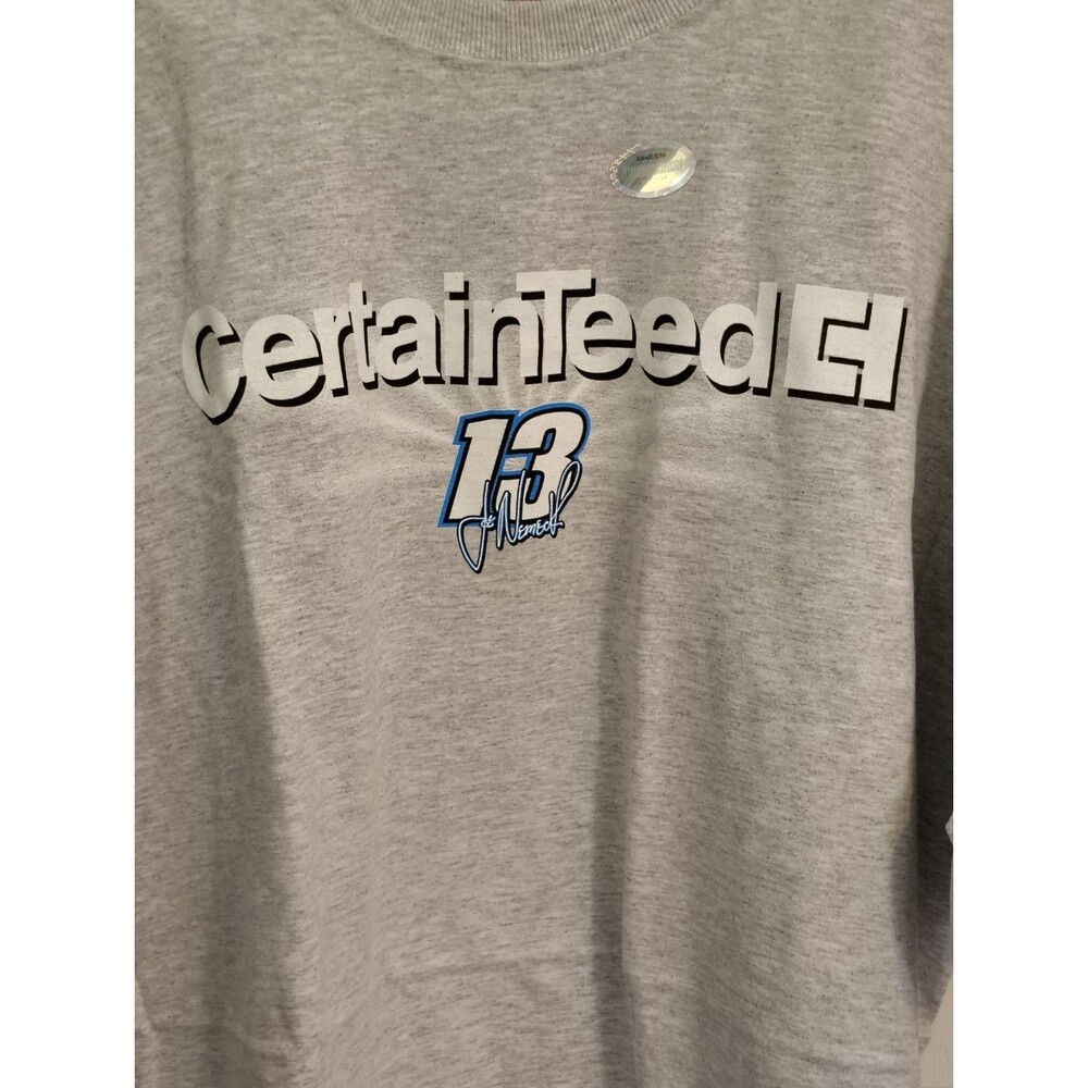 Fruit of the Loom Lofteez Men's Gray NASCAR CertainTeed Graphic Tee 2XL